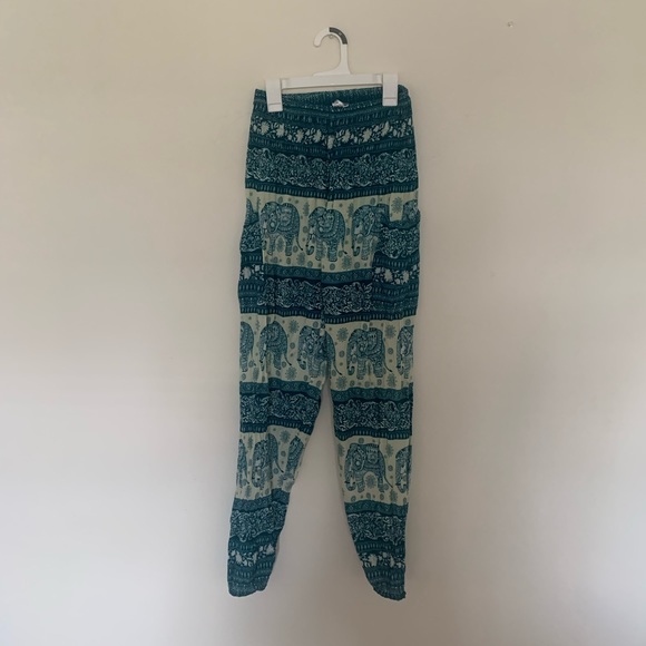 Blue Harem Elephant Pants - Picture 5 of 12